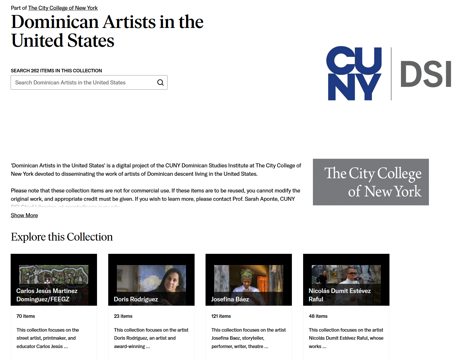 Compilations displayed as sub-collections on a collection page